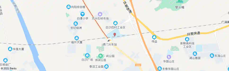 东莞虎门火车站_公交站地图_东莞公交_妙搜公交查询2025