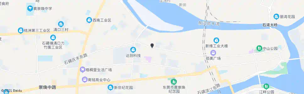 东莞水南加油站_公交站地图_东莞公交_妙搜公交查询2025