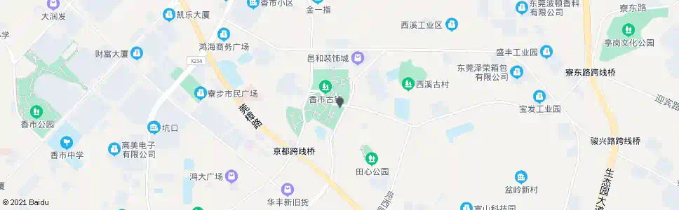 东莞北街路口_公交站地图_东莞公交_妙搜公交查询2025