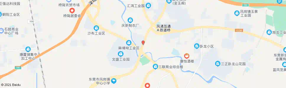 东莞清溪路口北_公交站地图_东莞公交_妙搜公交查询2025