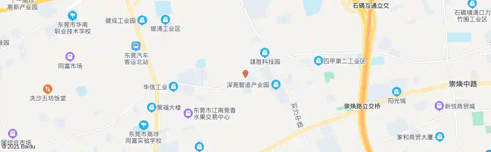 东莞叶屋基村头_公交站地图_东莞公交_妙搜公交查询2025
