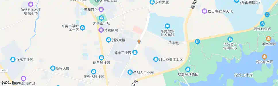 东莞上场路口_公交站地图_东莞公交_妙搜公交查询2025