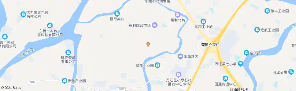 东莞雄亚石场_公交站地图_东莞公交_妙搜公交查询2025