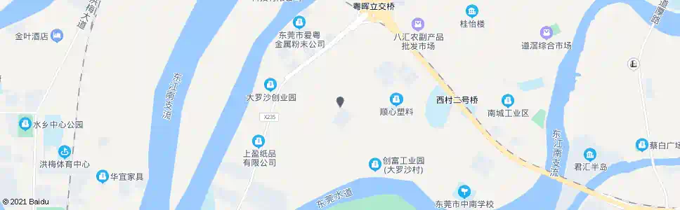 东莞大罗沙桥_公交站地图_东莞公交_妙搜公交查询2025