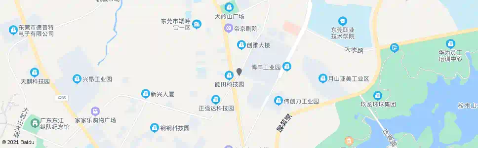 东莞振华路南区路口_公交站地图_东莞公交_妙搜公交查询2025