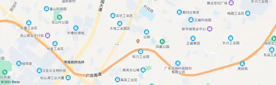 东莞富东电子厂南_公交站地图_东莞公交_妙搜公交查询2025