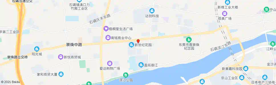 东莞上亿购物广场_公交站地图_东莞公交_妙搜公交查询2025