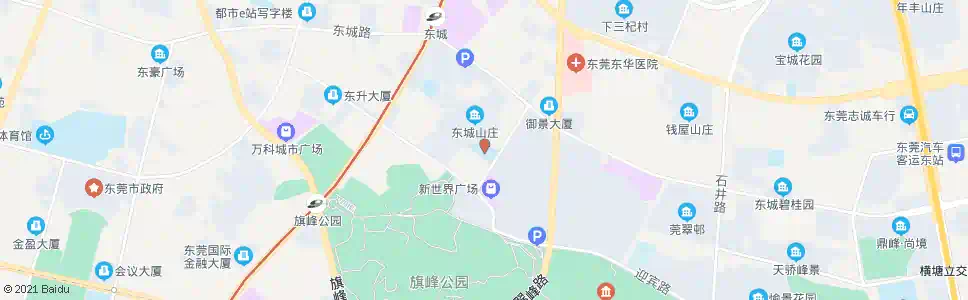东莞东城小学_公交站地图_东莞公交_妙搜公交查询2025