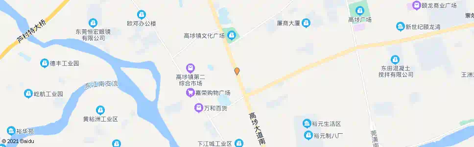 东莞高埗交警大队_公交站地图_东莞公交_妙搜公交查询2025
