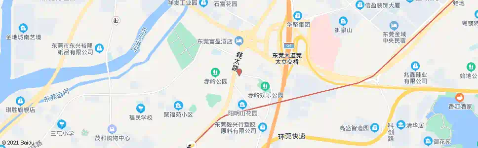 东莞中豪广场_公交站地图_东莞公交_妙搜公交查询2025