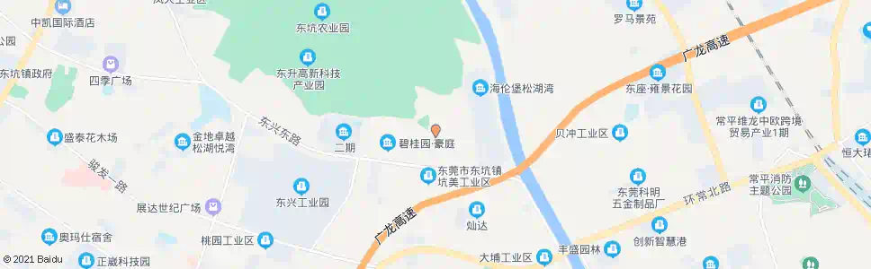 东莞坑美村路口_公交站地图_东莞公交_妙搜公交查询2025