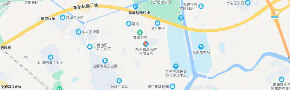 东莞快联达厂_公交站地图_东莞公交_妙搜公交查询2025