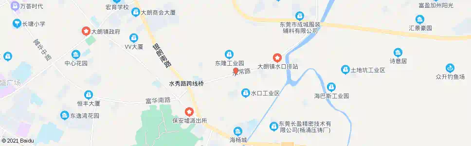 东莞水口保安墟派出所_公交站地图_东莞公交_妙搜公交查询2025