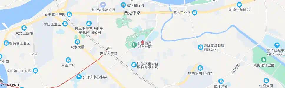 东莞岭南东路_公交站地图_东莞公交_妙搜公交查询2025