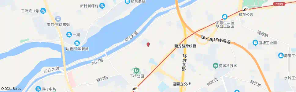 东莞上桥市场_公交站地图_东莞公交_妙搜公交查询2025