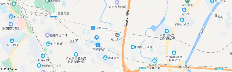 东莞中新科技园_公交站地图_东莞公交_妙搜公交查询2025