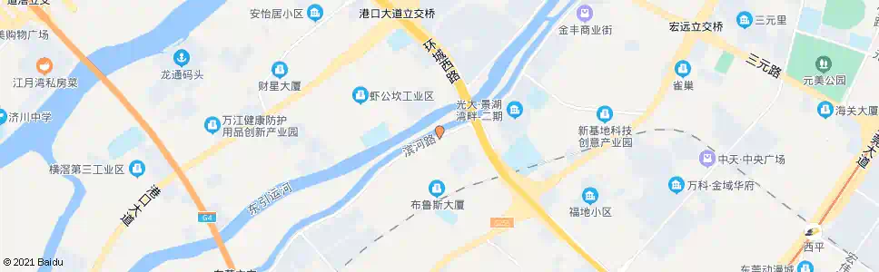 东莞周溪北_公交站地图_东莞公交_妙搜公交查询2025