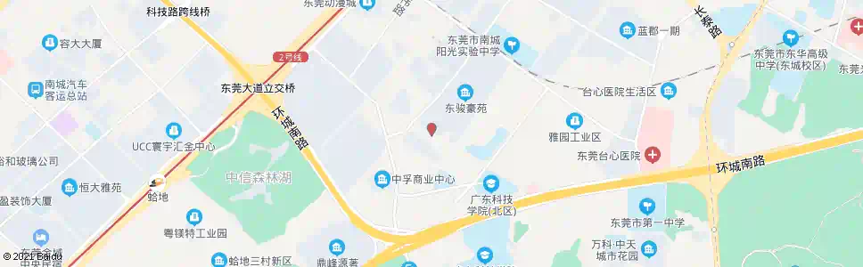 东莞东骏豪苑西_公交站地图_东莞公交_妙搜公交查询2025