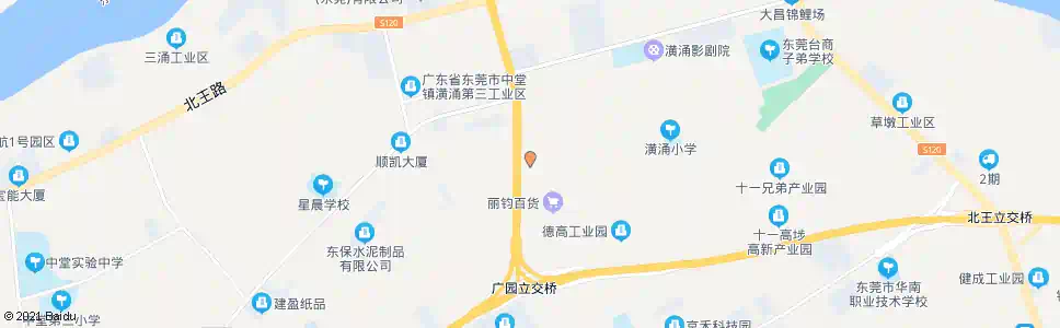 东莞保安围一村_公交站地图_东莞公交_妙搜公交查询2025