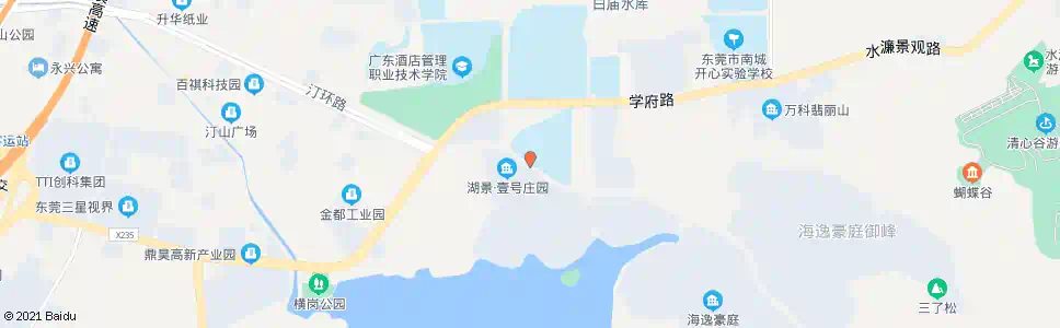 东莞湖景中学_公交站地图_东莞公交_妙搜公交查询2025