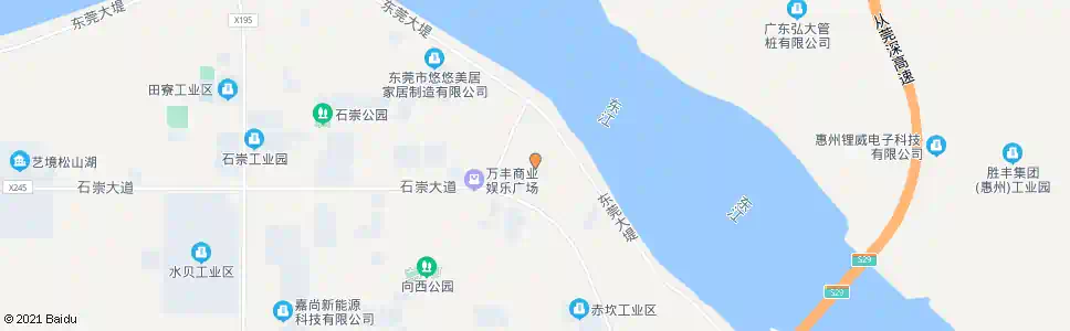 东莞赤坎二路_公交站地图_东莞公交_妙搜公交查询2025