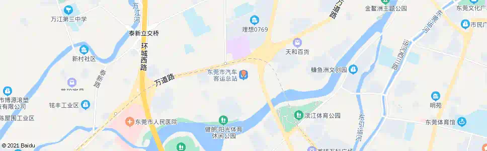 东莞市汽车总站路口_公交站地图_东莞公交_妙搜公交查询2025