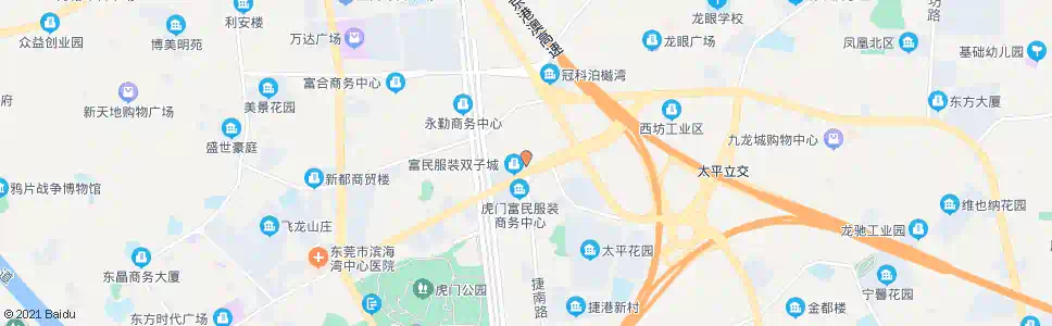 东莞创丰大厦_公交站地图_东莞公交_妙搜公交查询2025