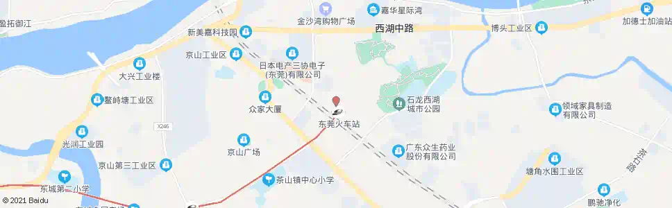 东莞金龙华广场_公交站地图_东莞公交_妙搜公交查询2025