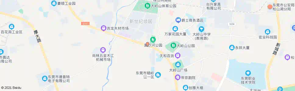 东莞矮岭冚_公交站地图_东莞公交_妙搜公交查询2025