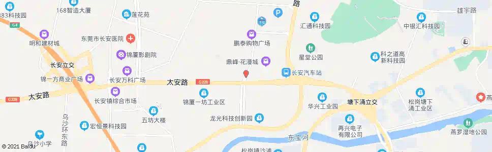 东莞霄边路口_公交站地图_东莞公交_妙搜公交查询2025