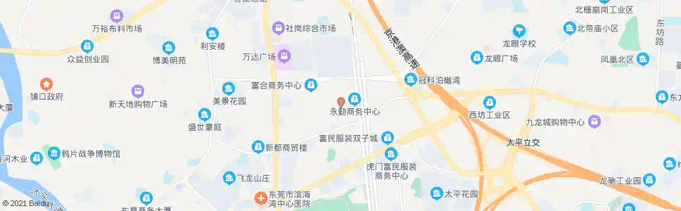 东莞王屋路口_公交站地图_东莞公交_妙搜公交查询2025