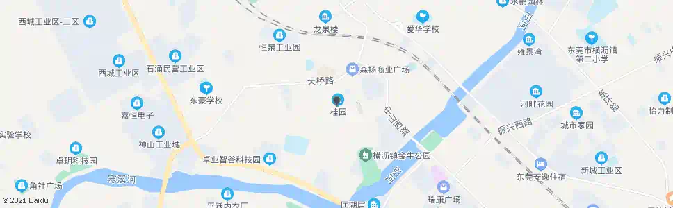 东莞横沥市场_公交站地图_东莞公交_妙搜公交查询2025