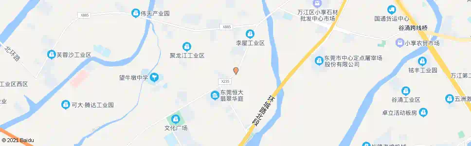 东莞李屋卫生站_公交站地图_东莞公交_妙搜公交查询2025