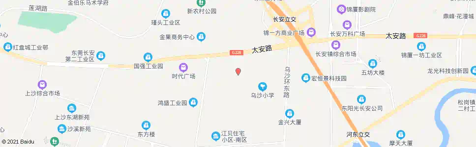 东莞乌沙市场_公交站地图_东莞公交_妙搜公交查询2025