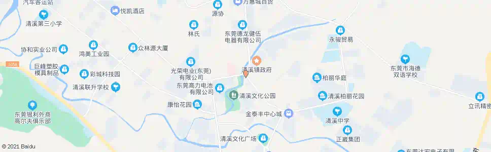 东莞清溪镇政府_公交站地图_东莞公交_妙搜公交查询2025