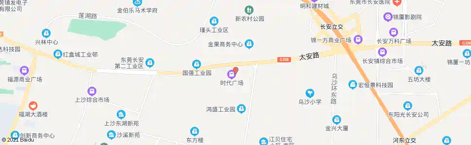 东莞时代广场南_公交站地图_东莞公交_妙搜公交查询2025