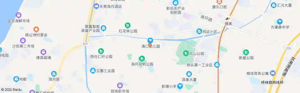 东莞涌口社区卫生服务站_公交站地图_东莞公交_妙搜公交查询2025