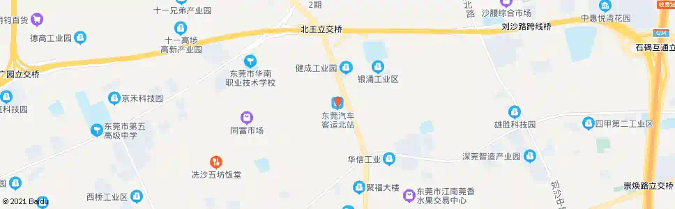 东莞百业路北_公交站地图_东莞公交_妙搜公交查询2025