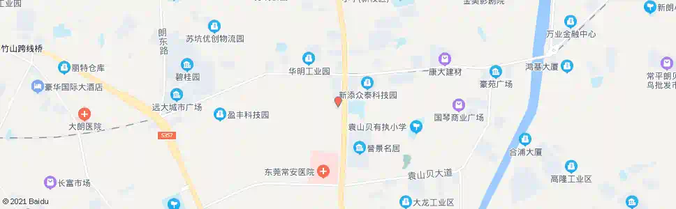 东莞皓盈检测站_公交站地图_东莞公交_妙搜公交查询2025