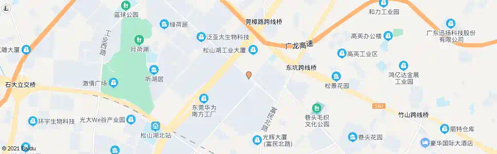 东莞中小科技创业园_公交站地图_东莞公交_妙搜公交查询2025