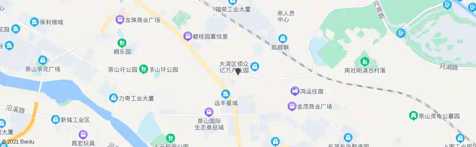 东莞茶南路中_公交站地图_东莞公交_妙搜公交查询2025