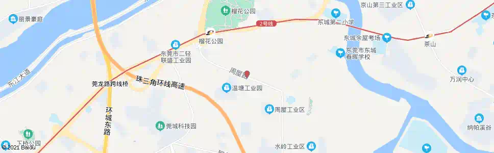 东莞周屋首末站_公交站地图_东莞公交_妙搜公交查询2025