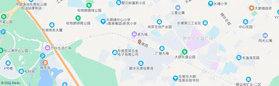 东莞求富花园_公交站地图_东莞公交_妙搜公交查询2025