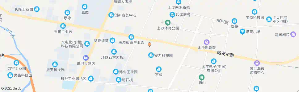 东莞安力科技园西_公交站地图_东莞公交_妙搜公交查询2025