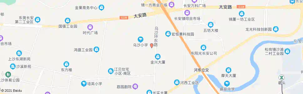 东莞乌沙居委会_公交站地图_东莞公交_妙搜公交查询2025