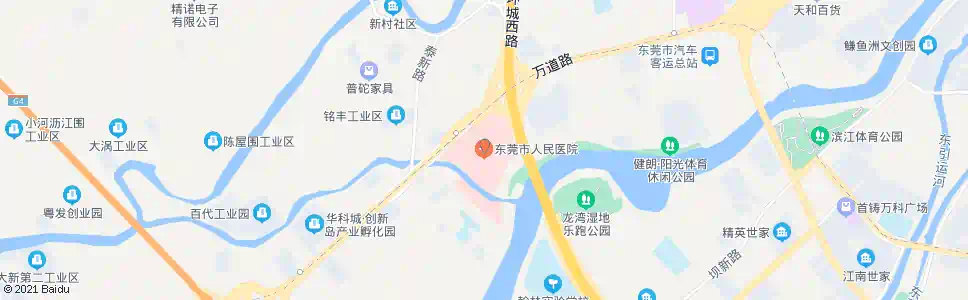 东莞新人民医院(电信局)_公交站地图_东莞公交_妙搜公交查询2025
