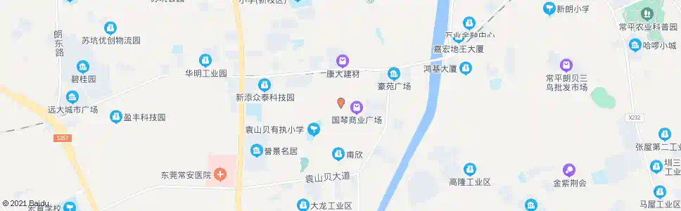 东莞袁山贝村委_公交站地图_东莞公交_妙搜公交查询2025