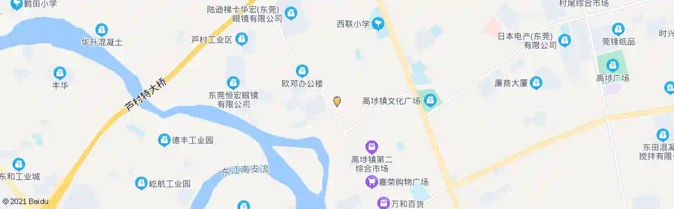 东莞河城小学_公交站地图_东莞公交_妙搜公交查询2025