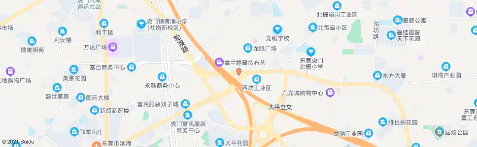 东莞龙眼工业路口_公交站地图_东莞公交_妙搜公交查询2025