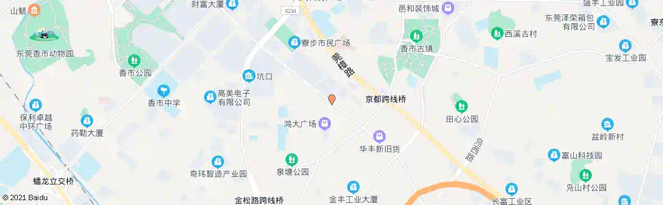 东莞嘉荣广场(寮步)_公交站地图_东莞公交_妙搜公交查询2025